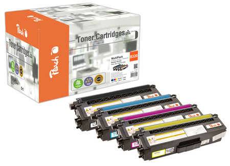 Peach Toner Brother TN-320 MultiPack bk c m y remanufactured - Wiederaufbereitet - Kompatibel
