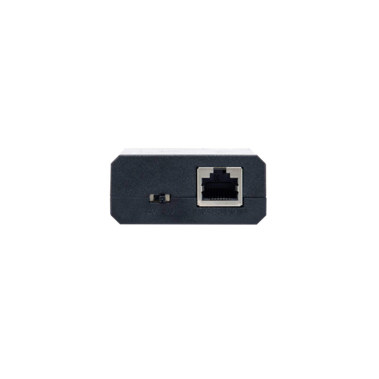 LevelOne Gigabit IEEE802.3bt PoE Splitter - IEEE 802.3af - IEEE 802.3at - IEEE 802.3bt - 10/100/1000Base-T(X) - Schwarz - China - 12V - 24V - 60