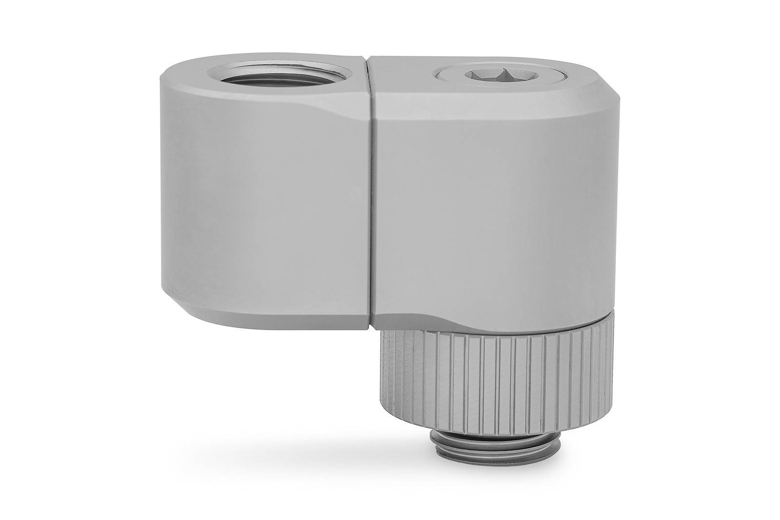 EK Water Blocks 3831109893128 - Beschläge - Messing - Silber - 1/4 Zoll - 33 mm