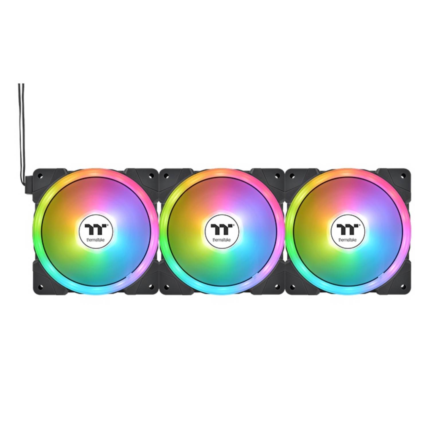 Thermaltake SWAFAN EX14 ARGB - Premium Edition - Gehäuselüfter - 140 mm - Schwarz (Packung mit 3)