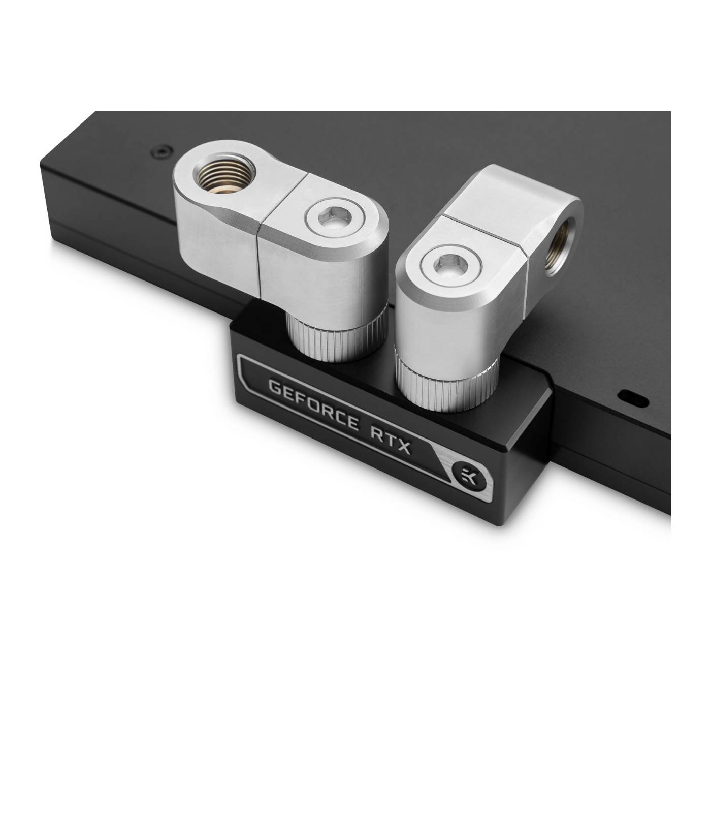 EK Water Blocks 3831109893487, Anpassung, Messing, Titan, 1/4", 33 mm