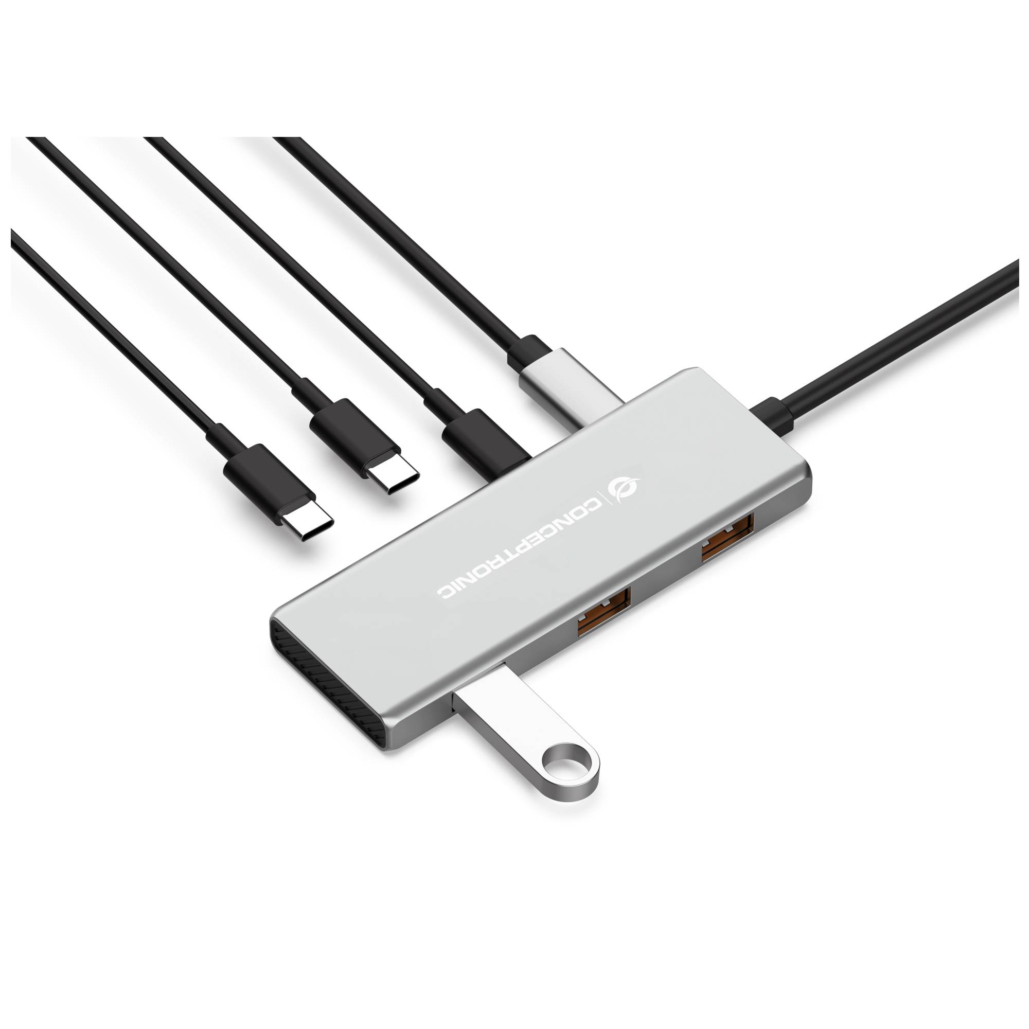 Conceptronic HUBBIES17G - USB 3.2 Gen 2 (3.1 Gen 2) Type-C - USB 3.2 Gen 2 (3.1