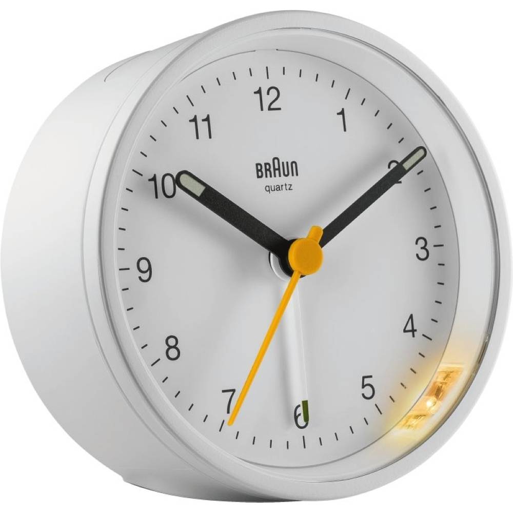 Braun Reflex BC12 - Wecker - rund - Quarz - Schreibtisch