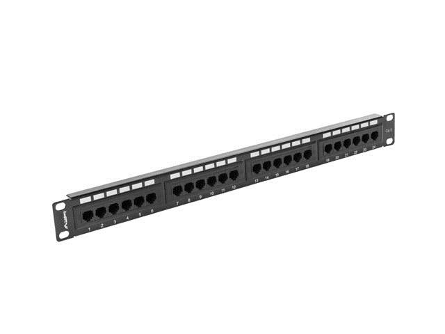 Lanberg PPU6-1024-B, Schwarz, Metall, 1U, 445 mm, 44,5 mm, 32,5 mm