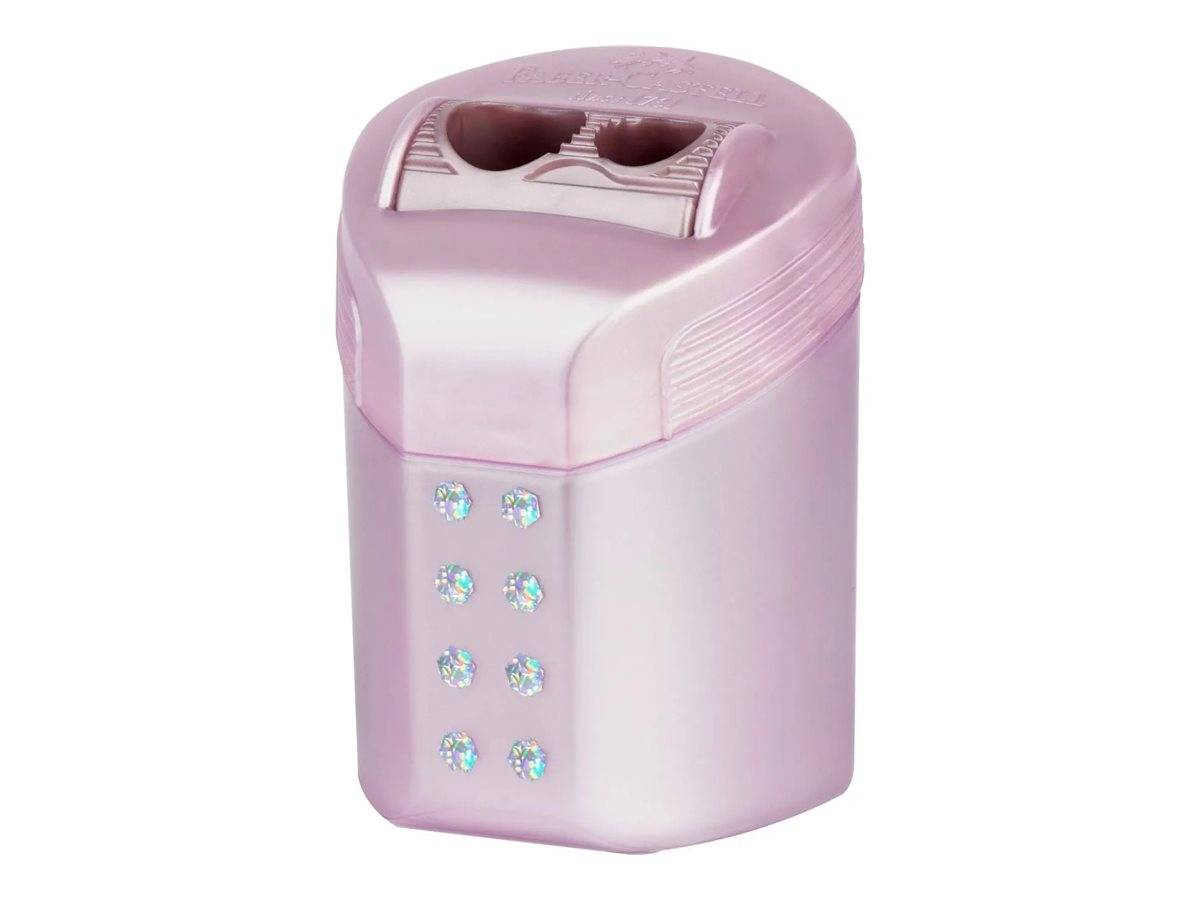 FABER-CASTELL Schreibset GRIP SPARKLE, rosé