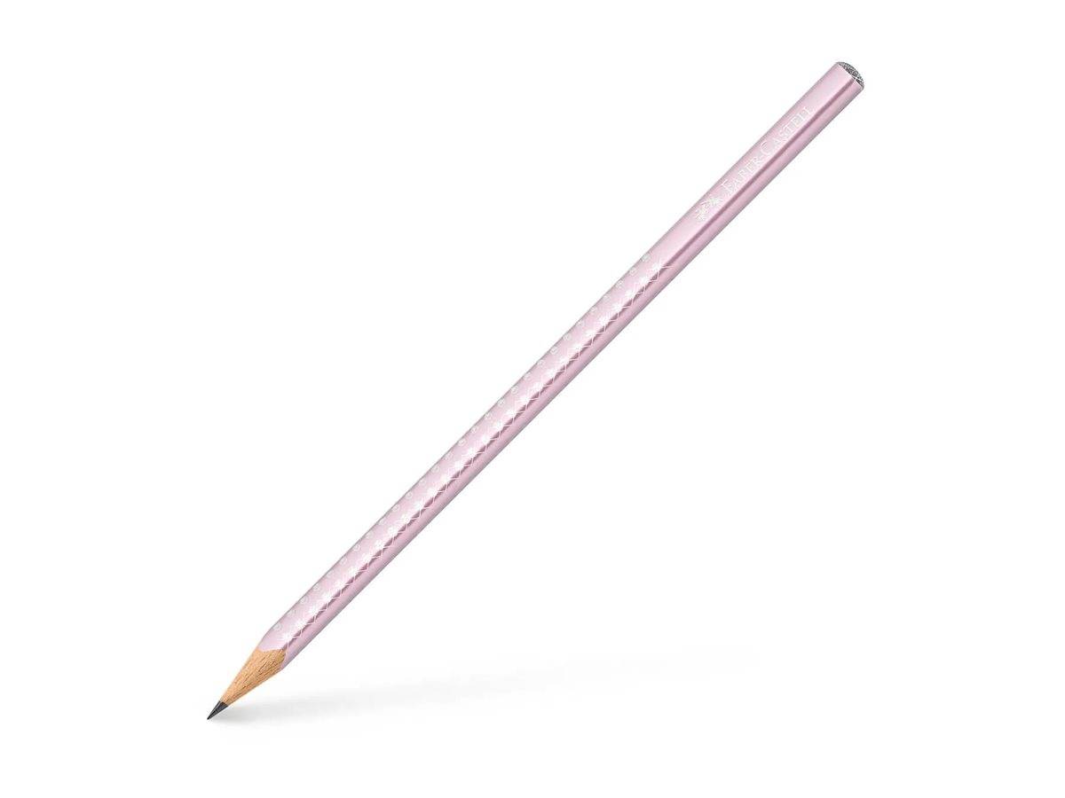 FABER-CASTELL Schreibset GRIP SPARKLE, rosé