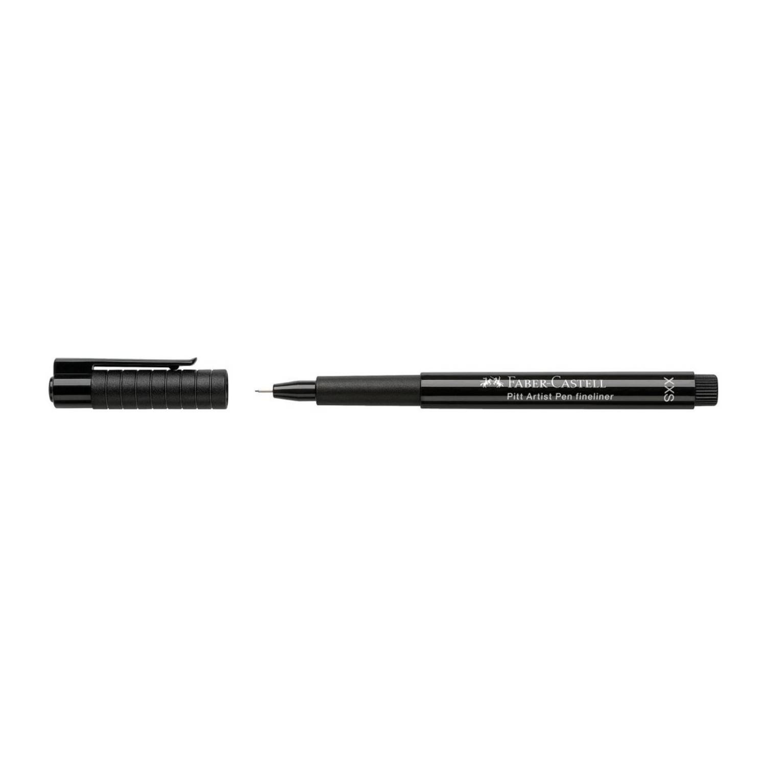 Faber-Castell Pitt Artist Pen Tuschestift, 8er Etui, schwarz, 8 Farben, Schwarz, Mehrfarbig, Erwachsene, 1 Stück(e)