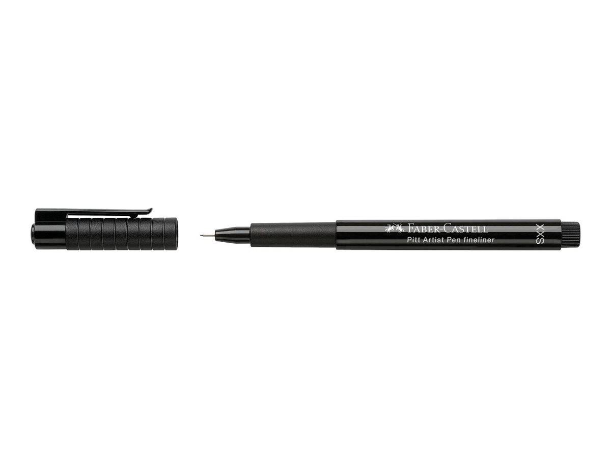 Faber-Castell Pitt Artist Pen Tuschestift, 8er Etui, schwarz, 8 Farben, Schwarz, Mehrfarbig, Erwachsene, 1 Stück(e)