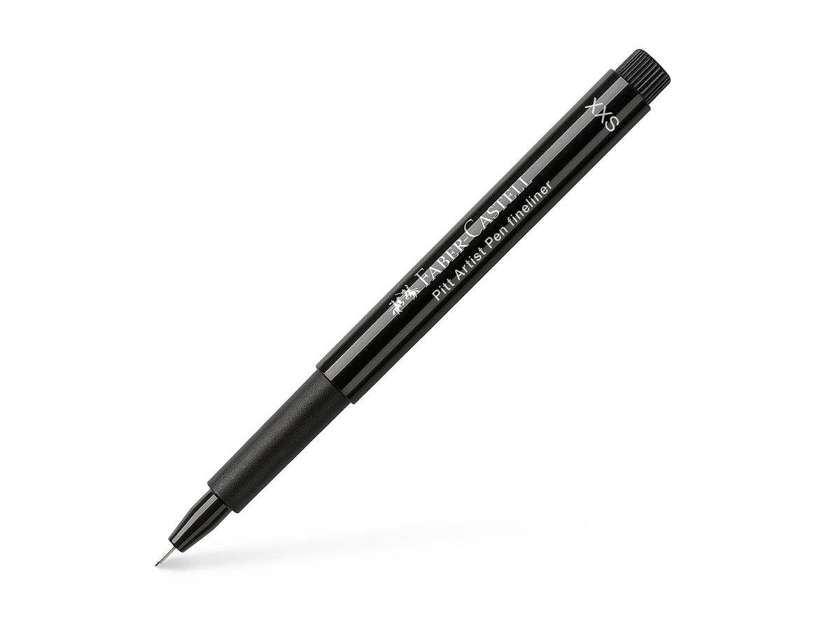 Faber-Castell Pitt Artist Pen Tuschestift, 8er Etui, schwarz, 8 Farben, Schwarz, Mehrfarbig, Erwachsene, 1 Stück(e)