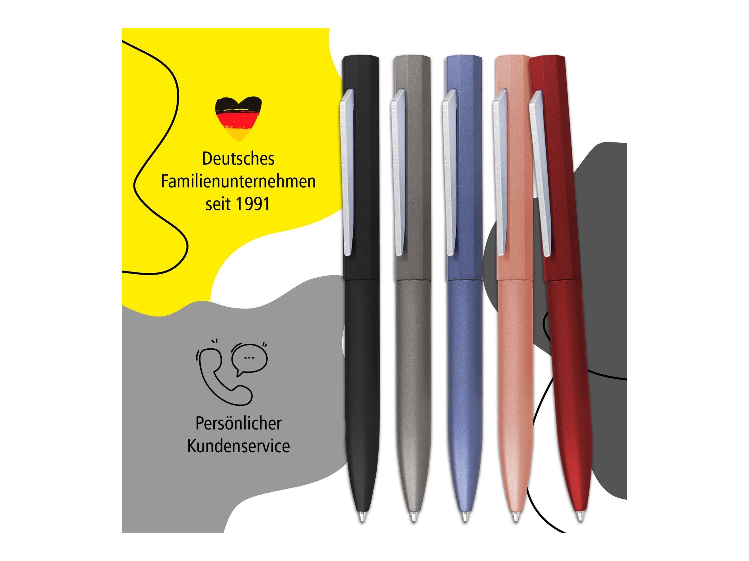 ONLINE - Kugelschreiber Octopen rose Schreibfarbe blau 1 St.
