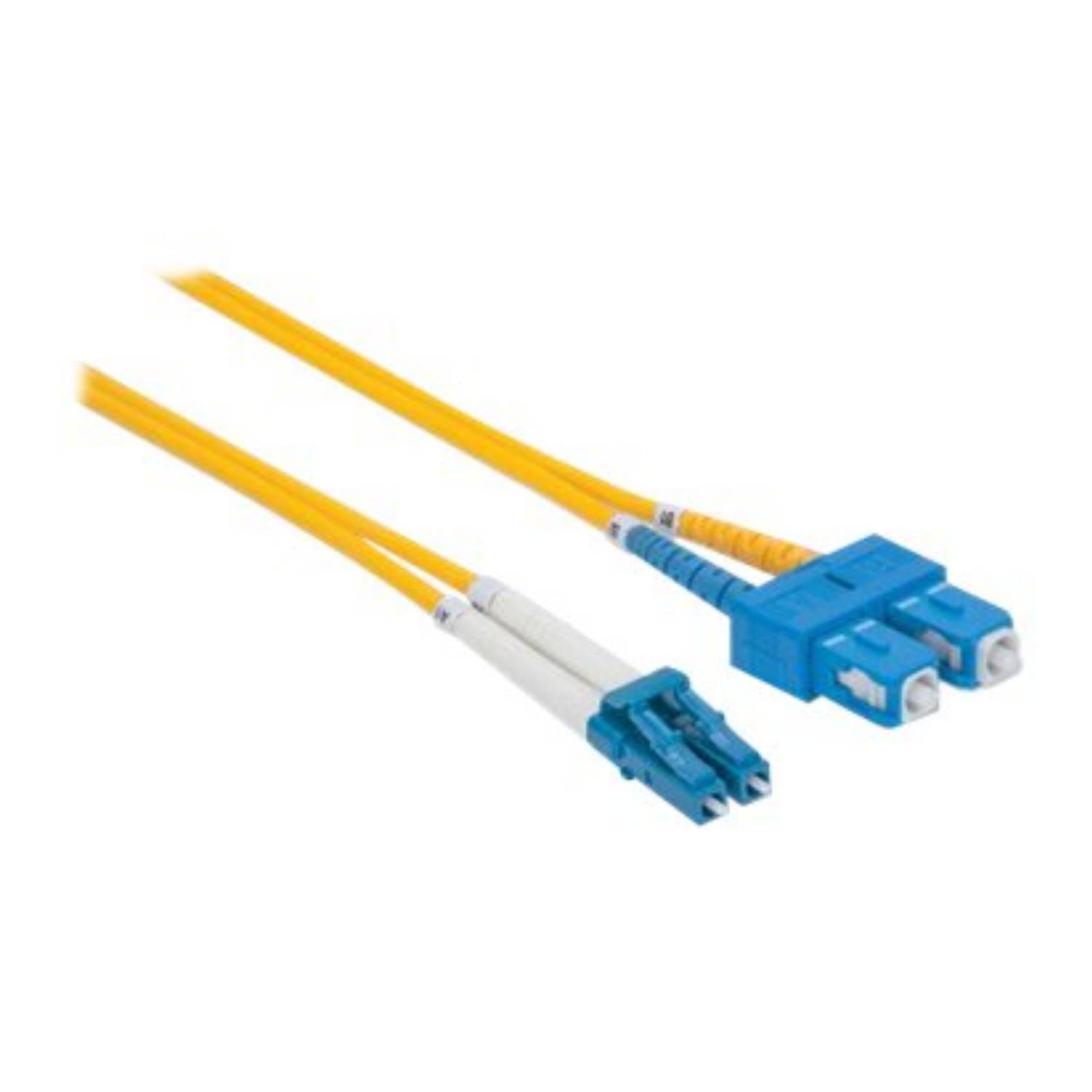 Intellinet 473965 Glasfaser LWL Anschlusskabel 1.00m Gelb [1x LC-Stecker - 1x SC-Stecker] 9/125 µ Singlemode OS2