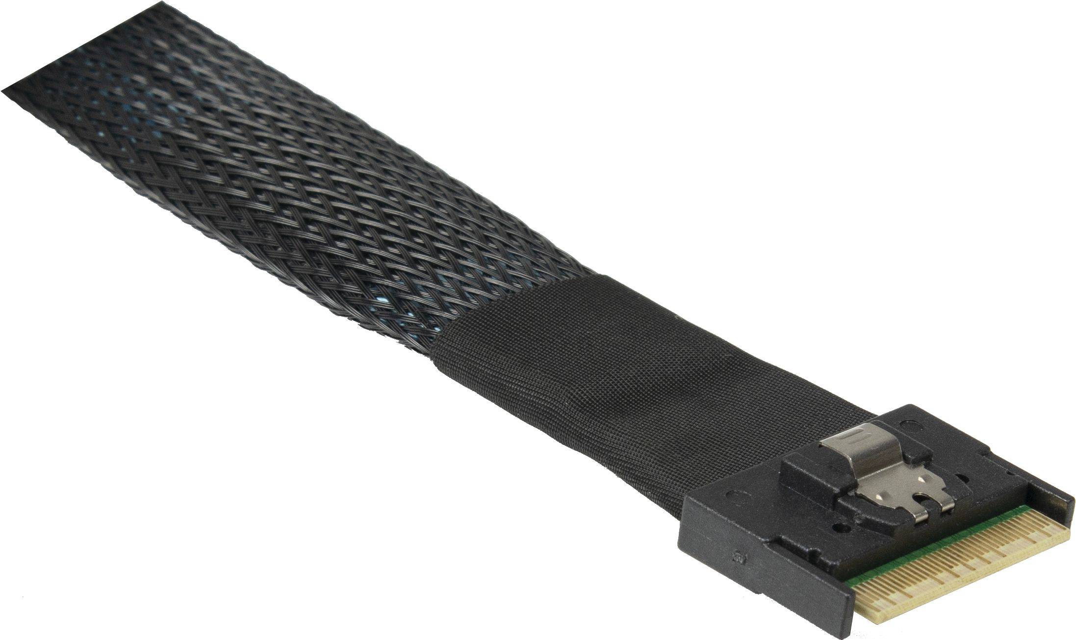 Inter-Tech Internes SAS-Kabel - SAS 24Gbit/s - 8i Slim SAS (SFF-8654)
