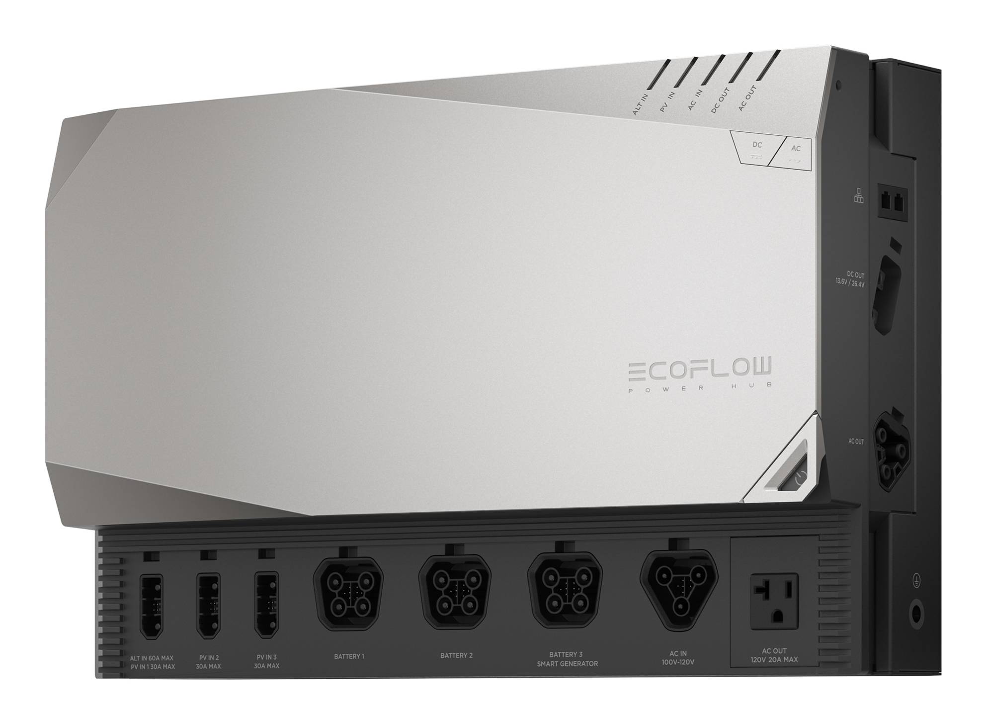 Ecoflow ZMM100-COMBO1-EU, Schwarz, Grau, AC, 3600 W, 390 mm, 560 mm, 350 mm