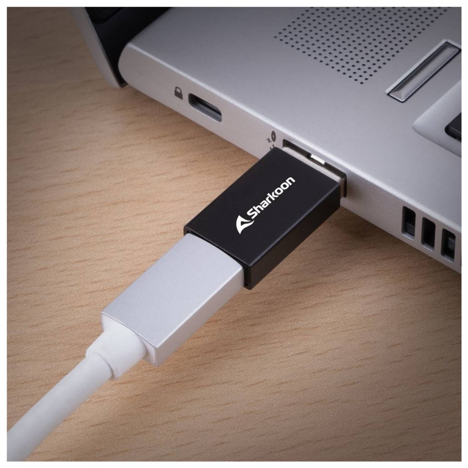 Sharkoon USB 3.2 Gen 1 Adapter OfficePal, USB-A> USB-C/USB-C> USB-A (schwarz, 2e