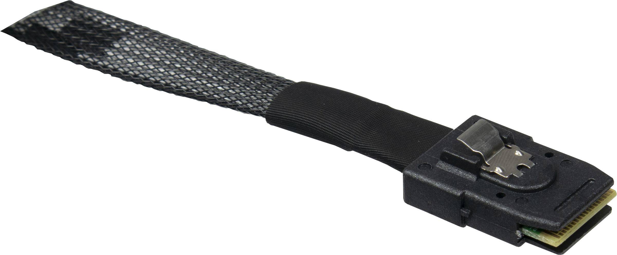 Inter-Tech Internes SAS-Kabel - SAS 24Gbit/s - 8i Slim SAS (SFF-8654)