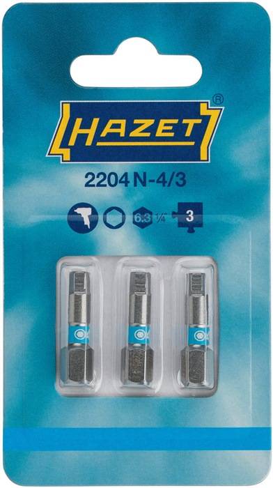 Hazet 2223NSLG-T40/3 Bit-Set C 6.3 1St.