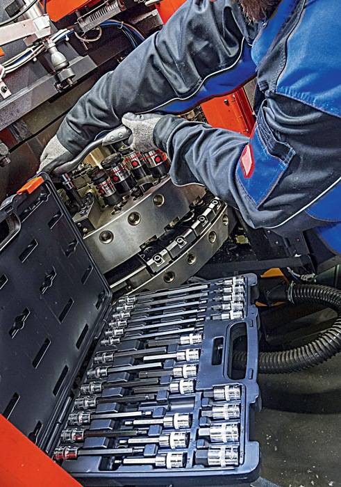 VIGOR GmbH VIGOR Innensechskant Schraubendreher-Einsatz Satz, V1919, Vierkant hohl 12,5 mm (1/2 Zoll), Innen-Se 18201364