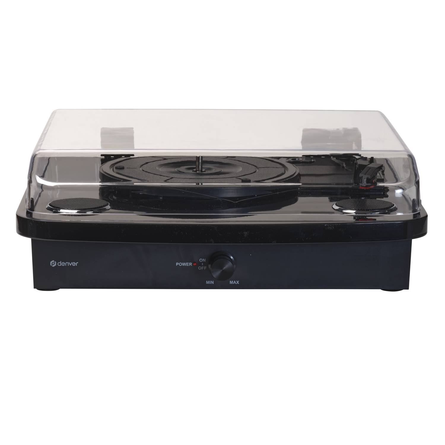 INTER SALES - Denver VPL-230B, Halbautomatisch, Schwarz, Kunststoff, Holz, 33 1/3,45,78 RPM, 33 1/3,45,78 RPM, Drehregle