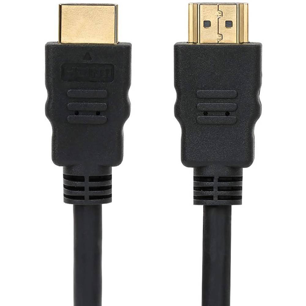 TECHly - Highspeed - HDMI-Kabel mit Ethernet - HDMI männlich zu HDMI männlich - 7.5 m - Schwarz - bi-direktional, unters