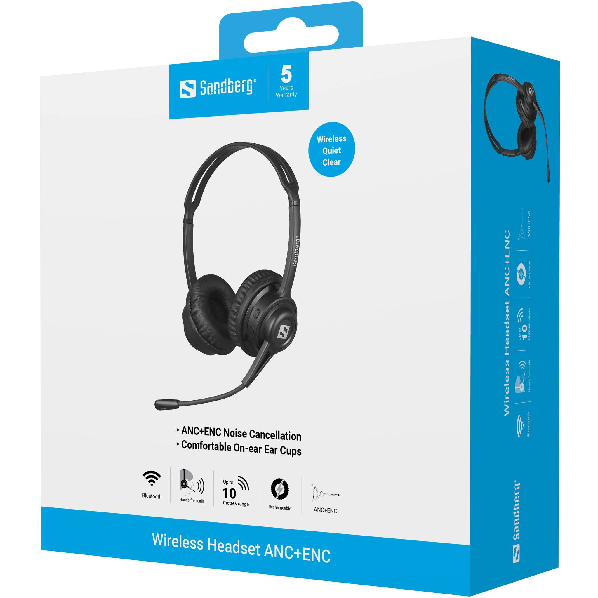 Sandberg - Headset - ohrumschließend - Bluetooth