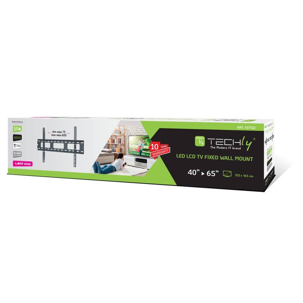 Techly Wandhalterung für LCD TV LED 40"-65"