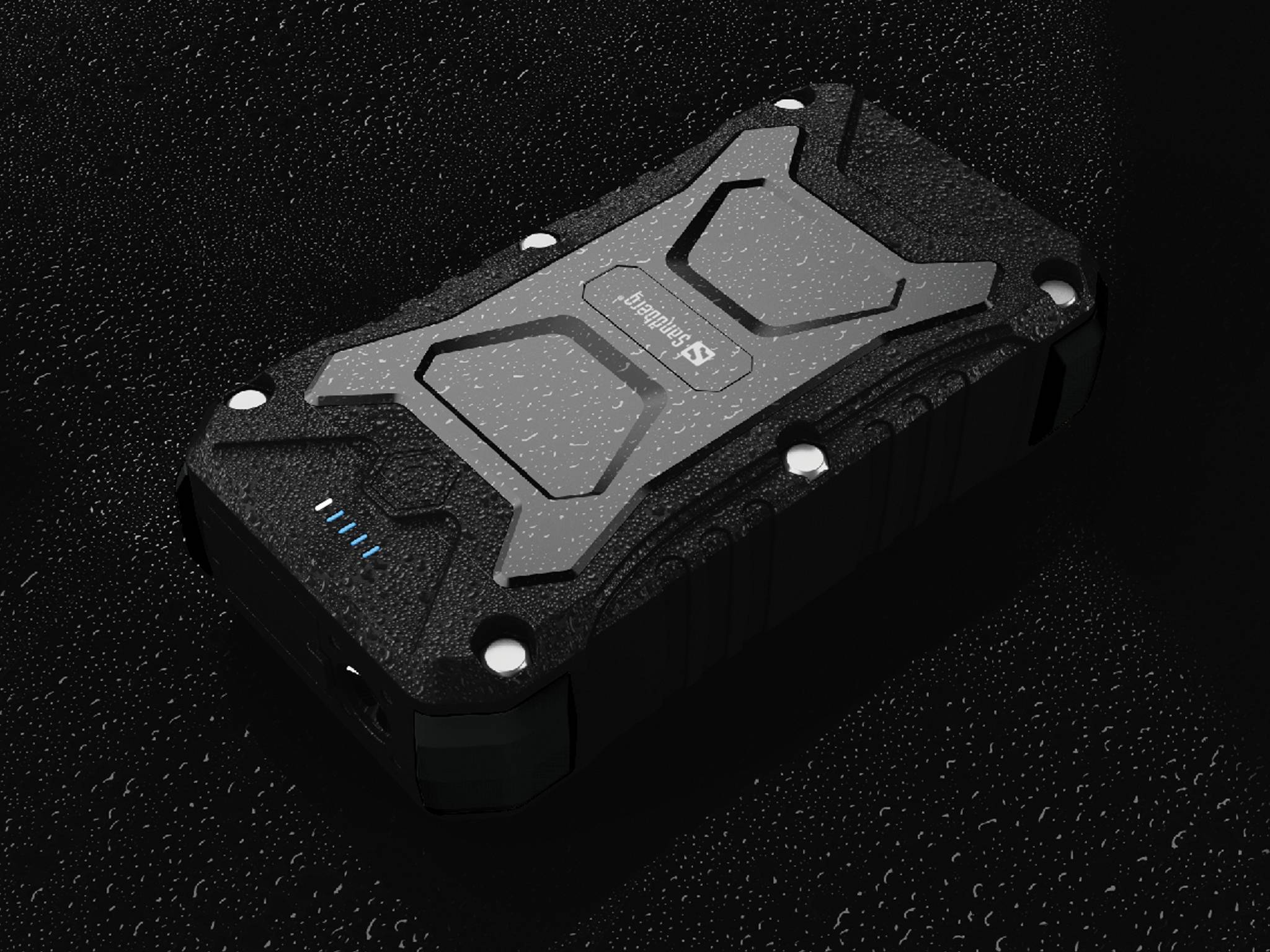SANDBERG Survivor Powerbank 20000 PD30W - 20000 mAh - Kabelloses Aufladen -