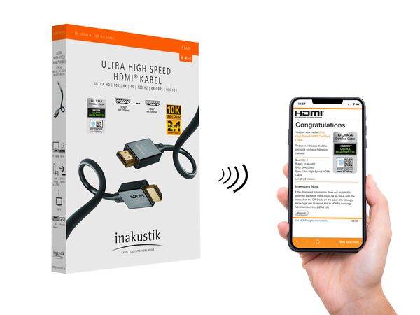 Star - Ultra High Speed - HDMI-Kabel mit Ethernet - HDMI männlich zu HDMI männli
