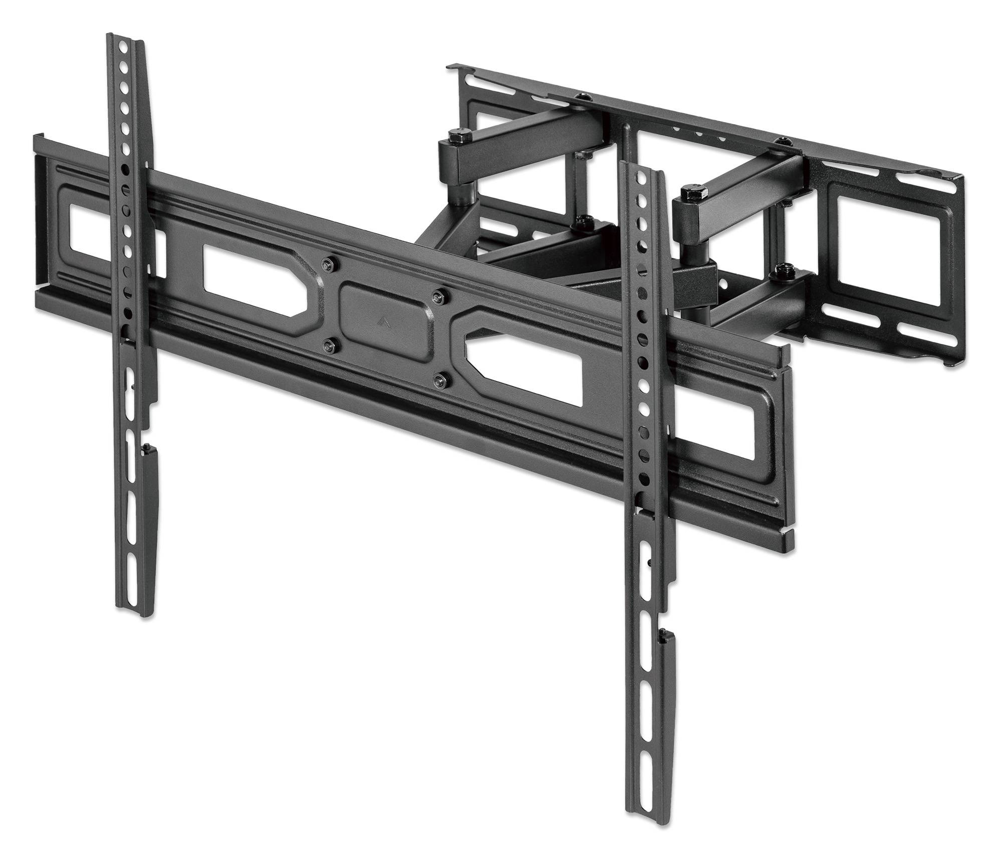 Manhattan TV & Monitor Mount, Wall, Full Motion, 1 screen, Screen Sizes: 37-65", Black, VESA 100x100 to 600x400mm, Max 40kg, LFD, Tilt & Swivel w