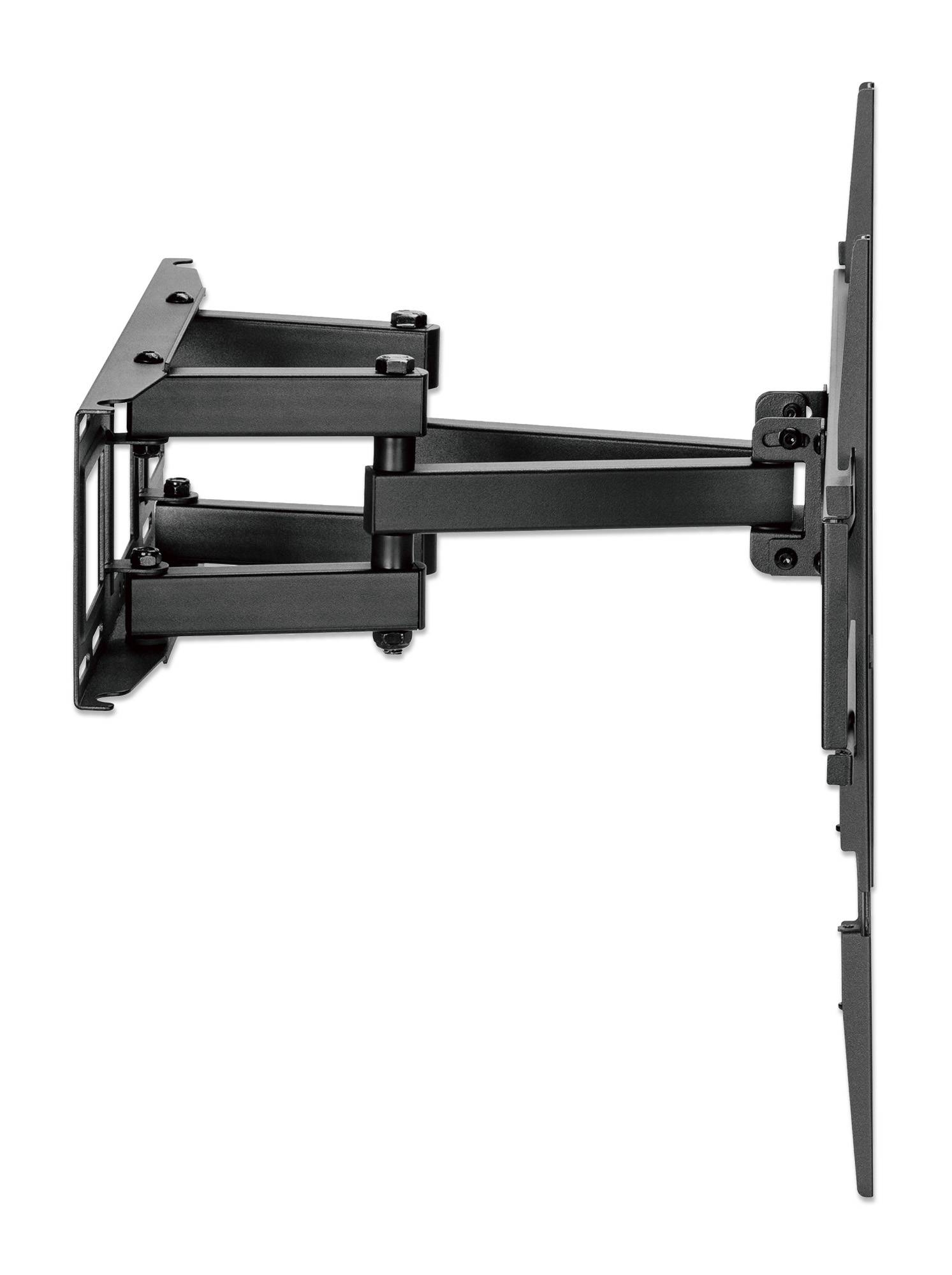 Manhattan TV & Monitor Mount, Wall, Full Motion, 1 screen, Screen Sizes: 37-65", Black, VESA 100x100 to 600x400mm, Max 40kg, LFD, Tilt & Swivel w