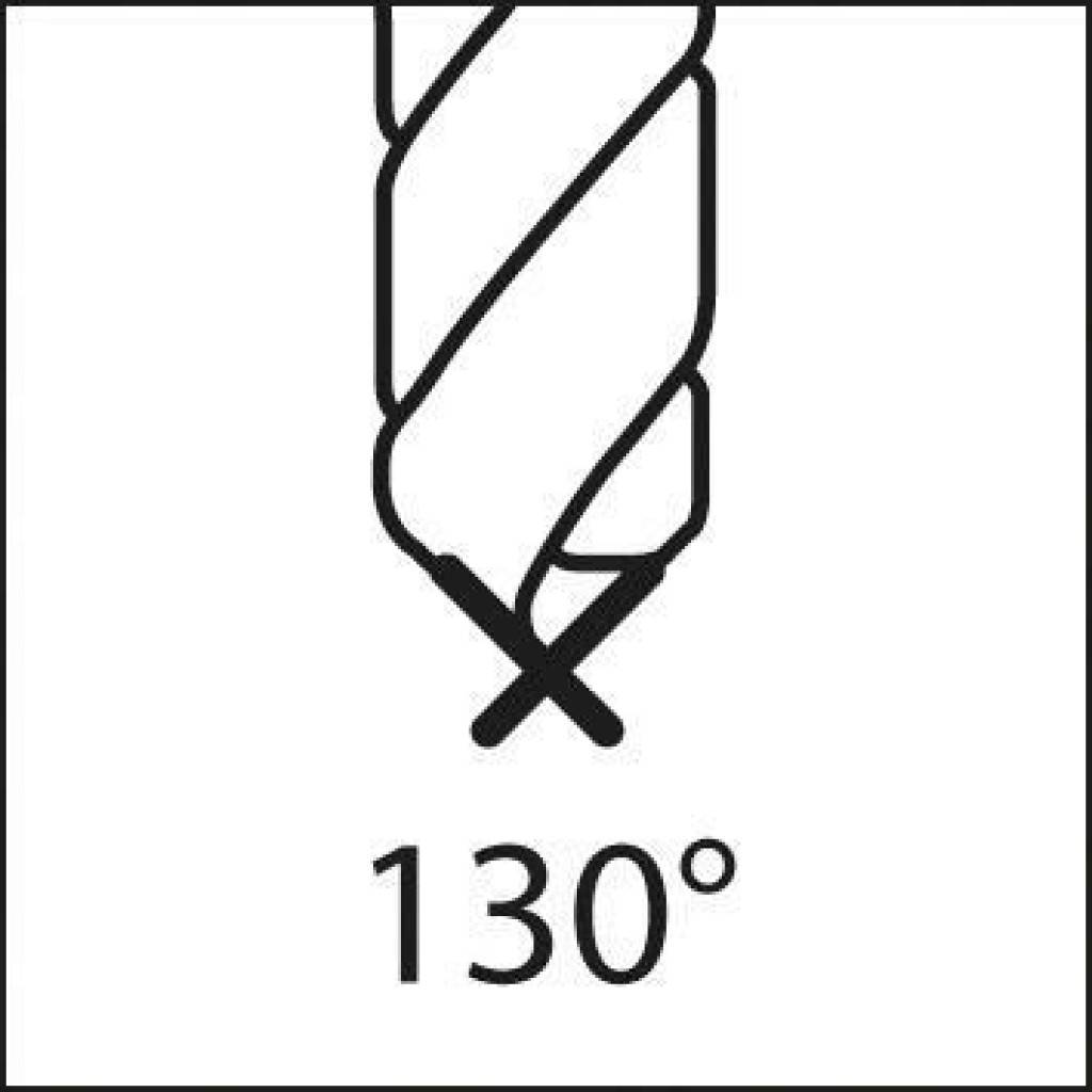 Spiralbohrer DIN338 HSSE TiALN Typ INOX 6,4mm FORMAT