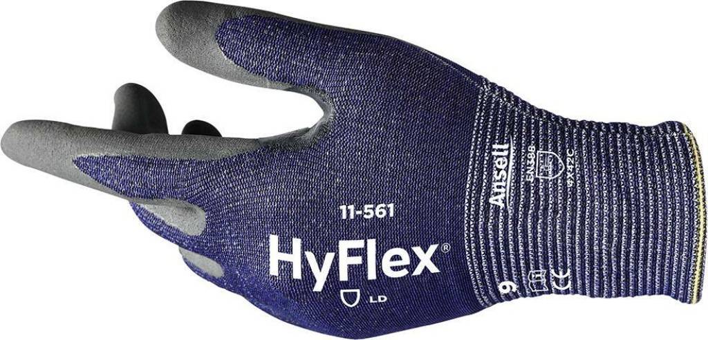 12 Paar ANSELL Schnittschutzhandschuh HyFlex 11-561 Gr. 11 Arbeitshandschuh