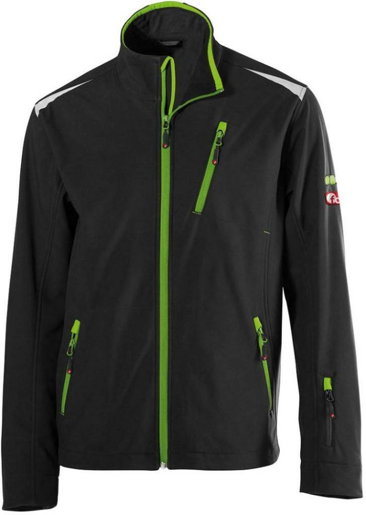 FORTIS Arbeitsjacke 24 schwarz/limegreen Gr. M