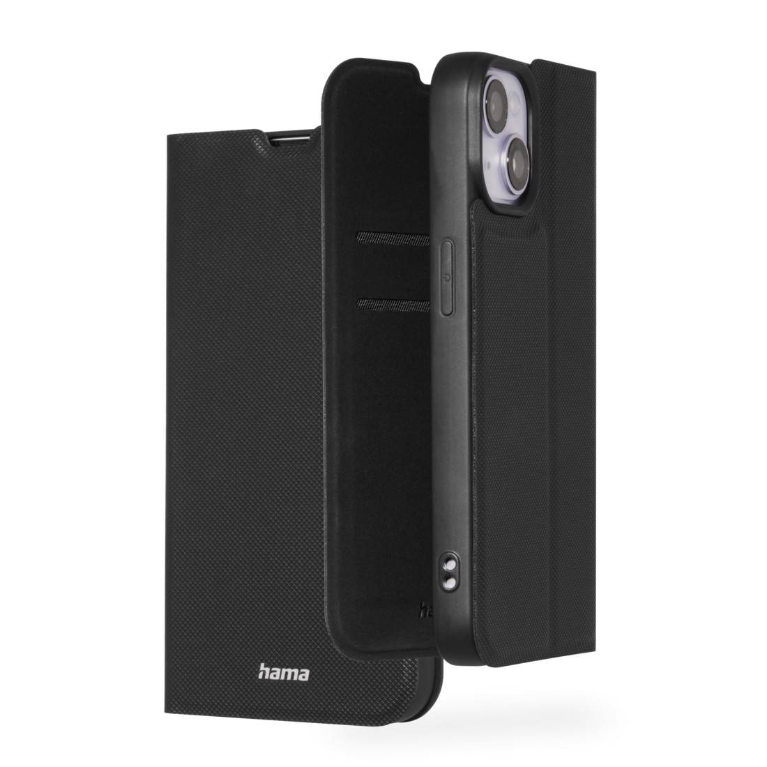 hama 00138141 Handytasche "Daily Protect" für Apple iPhone 14, Schwarz