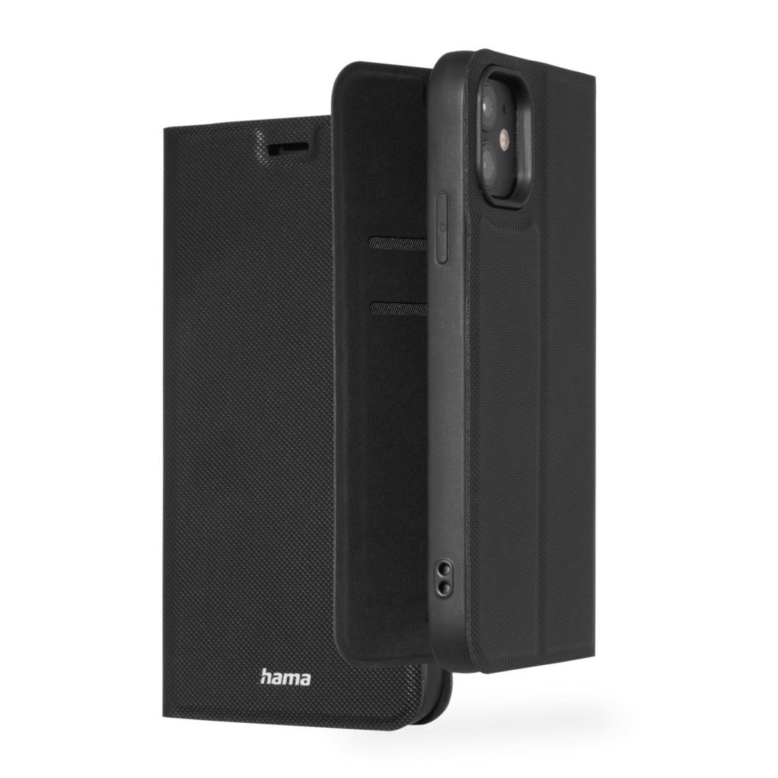 hama 00138185 Handytasche "Daily Protect" für Apple iPhone 11, Schwarz