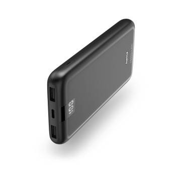 hama 00201709 Power Pack "Performance 10", 10000mAh, 3 Ausgänge: USB-C, 2x USB-A, Anthr.