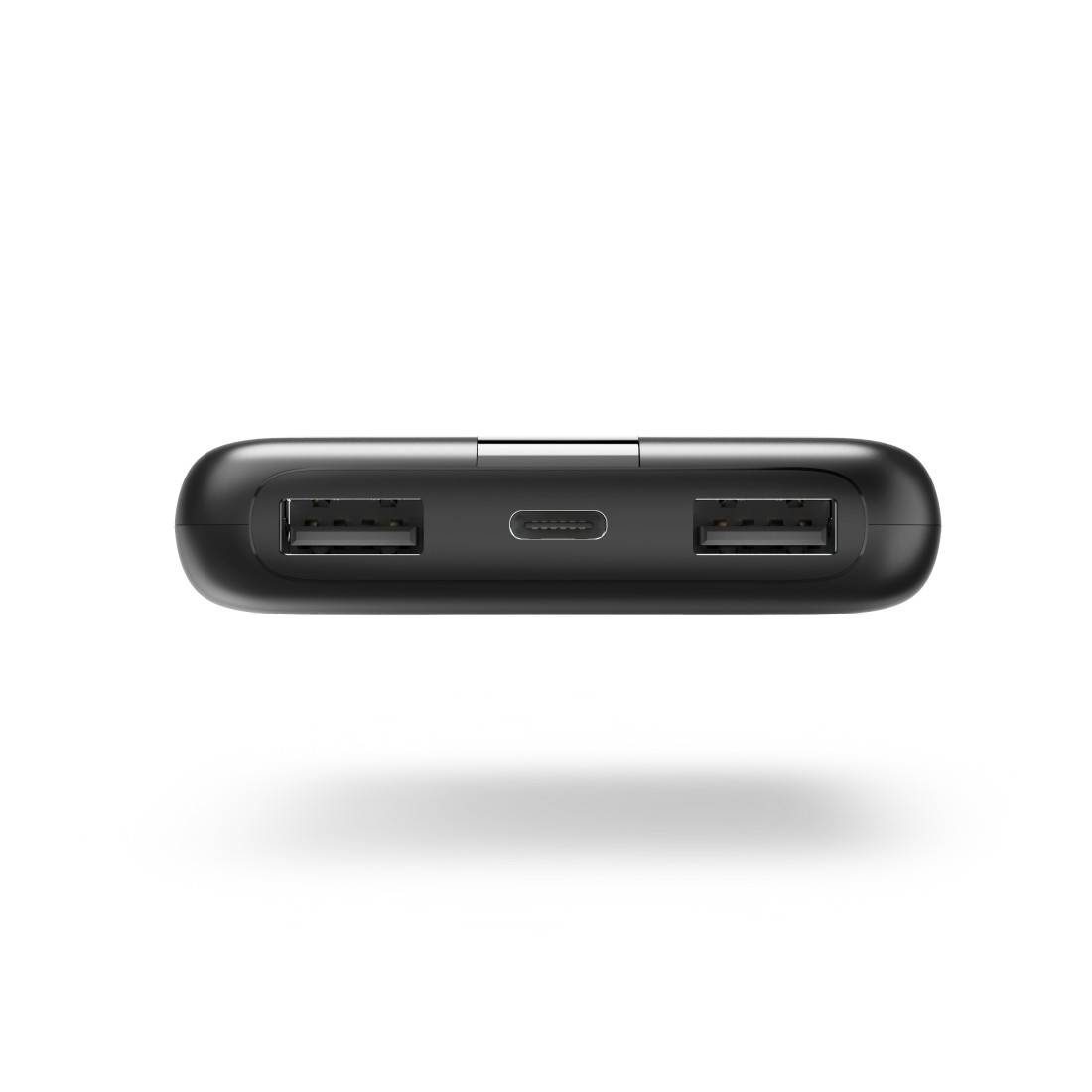 hama 00201709 Power Pack "Performance 10", 10000mAh, 3 Ausgänge: USB-C, 2x USB-A, Anthr.