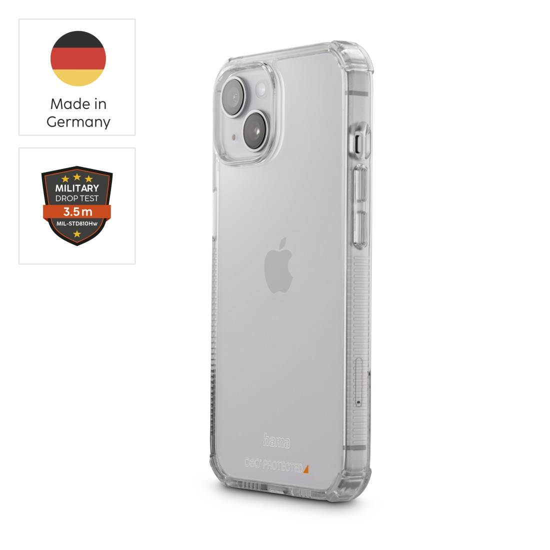 hama 00138170 Handyhülle "Extreme Protect" für Apple iPhone 13, durchsichtig