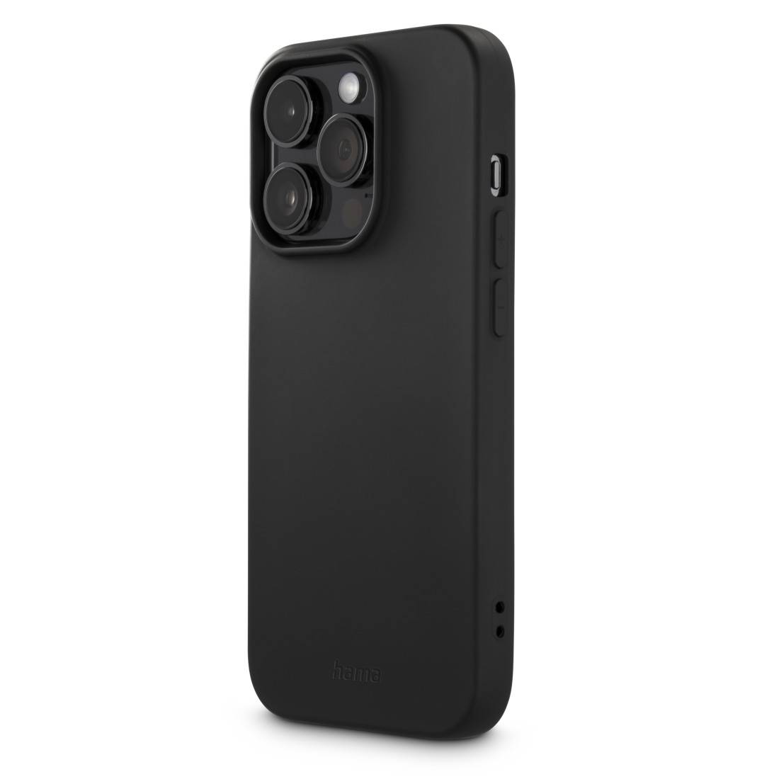 hama 00138153 Handyhülle "Fantastic Feel" für Apple iPhone 14 Pro, Schwarz