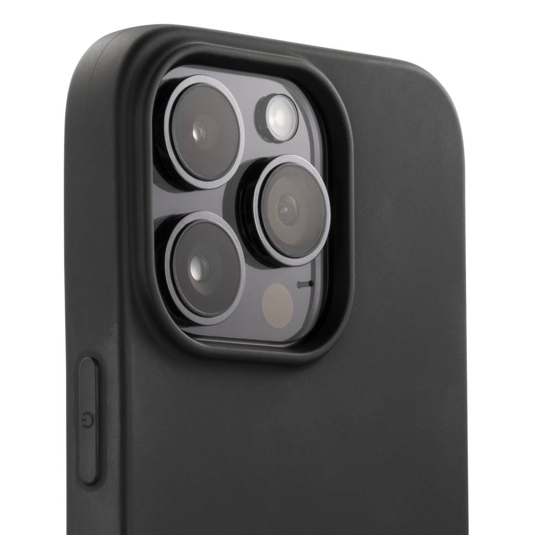 hama 00138153 Handyhülle "Fantastic Feel" für Apple iPhone 14 Pro, Schwarz