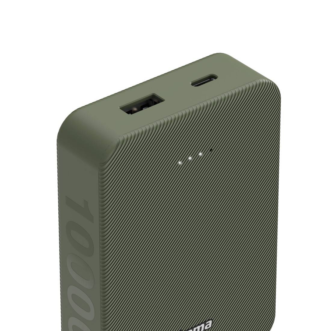 Hama Powerbank 10000 mAh Fast Charge LiPo Grün