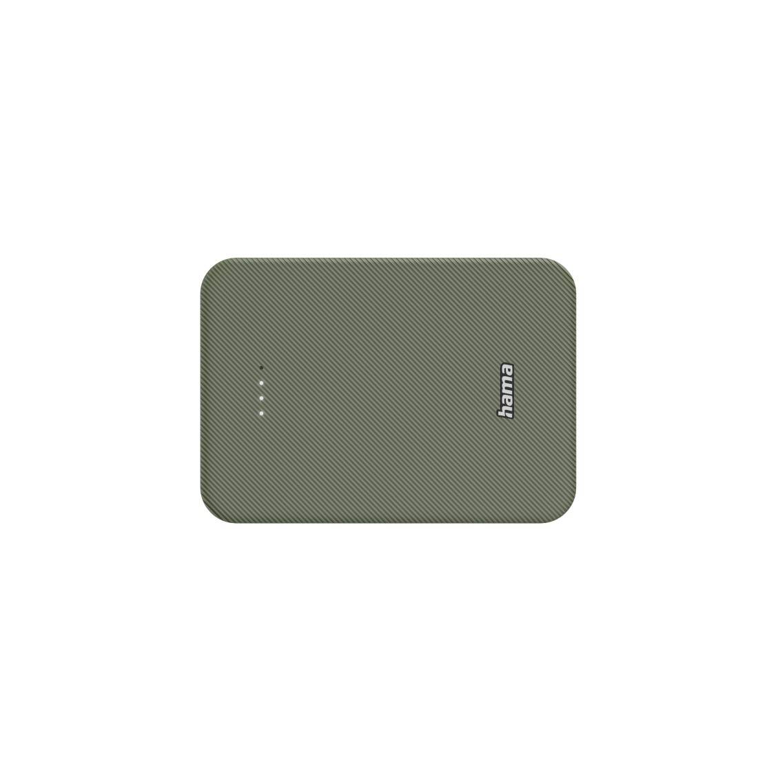 Hama Powerbank 10000 mAh Fast Charge LiPo Grün