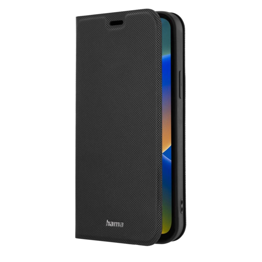 hama 00138181 Handytasche "Daily Protect" für Apple iPhone 12/12 Pro, Schwarz