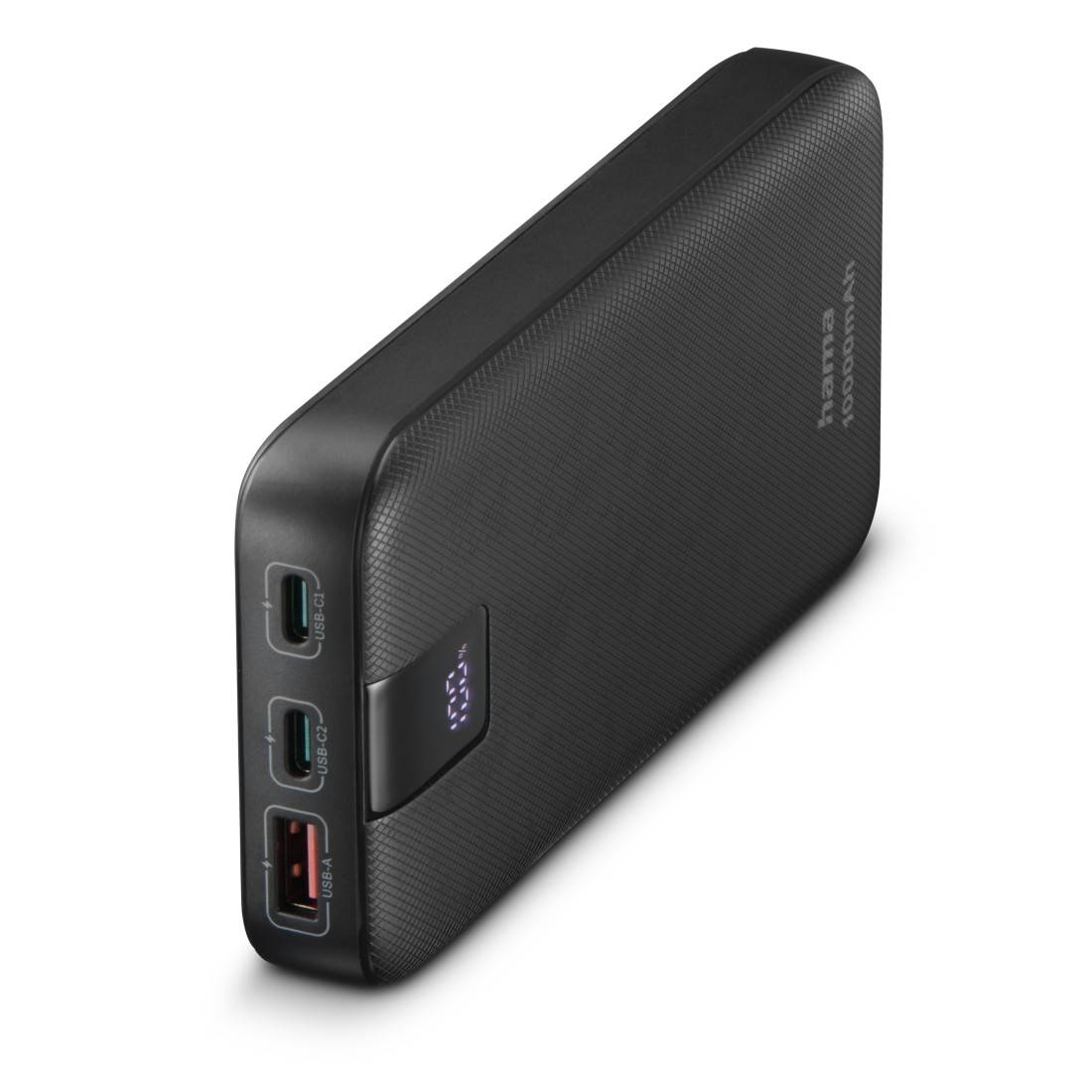 Hama PD 10 Powerbank 10000 mAh Power Delivery 3.0, Quick Charge 3.0 LiPo Anthrazit