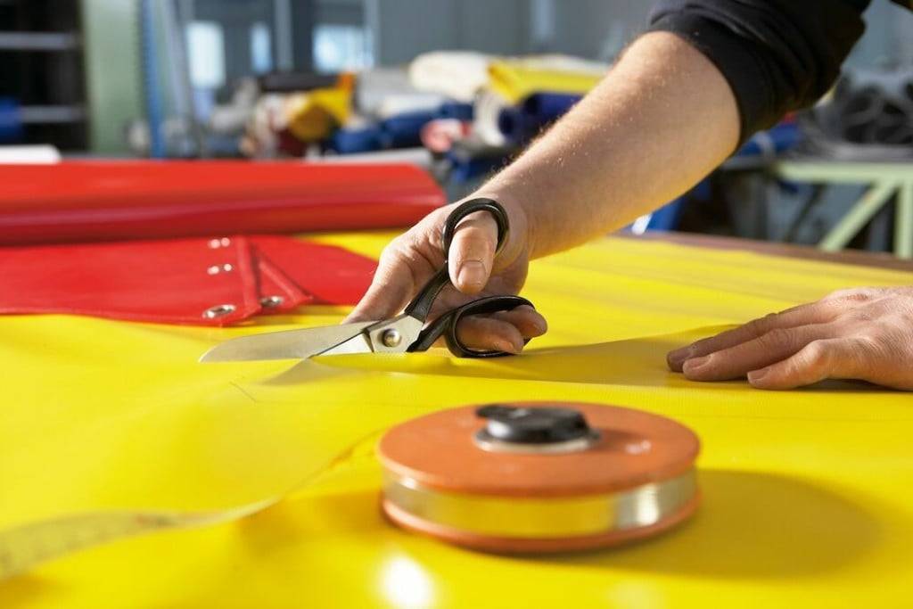 ERDI Arbeitsschere rechts 250mm, poliert Papierschere