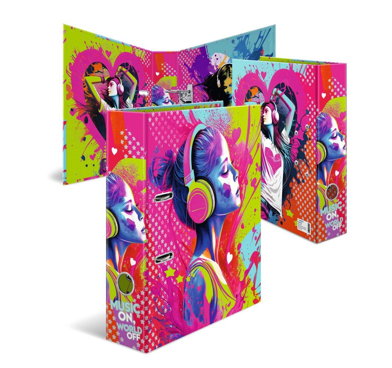 HERMA 20102 Ringmappe A4 Mehrfarbig