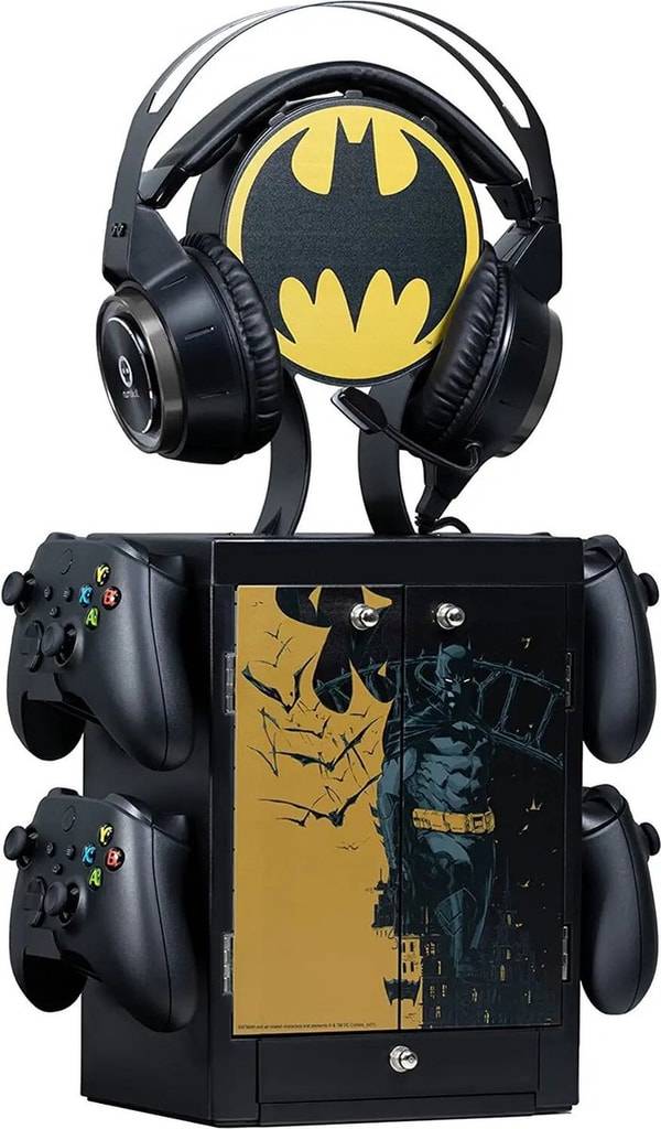 Numskull Games Official Batman Gaming Locker Diskettenhalter für Spiele