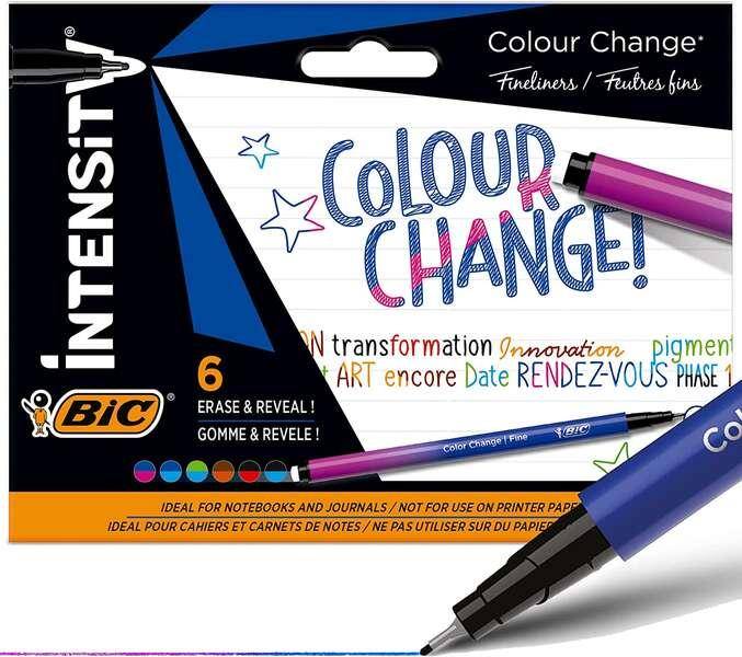 BIC® BIC® Color Change Fineliner 0.4 mm Mehrfarbig CEL1012091
