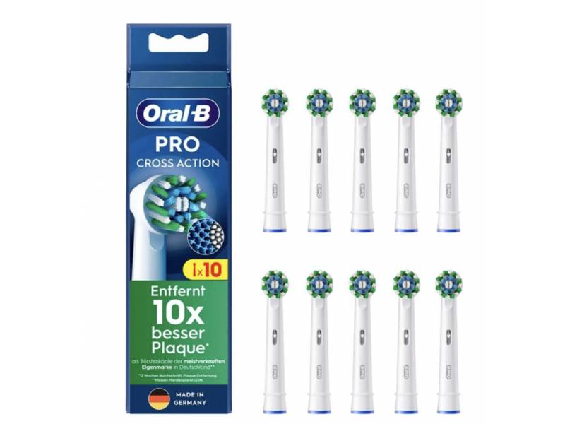 Oral-B Aufsteckbürsten Pro CrossAction 10er