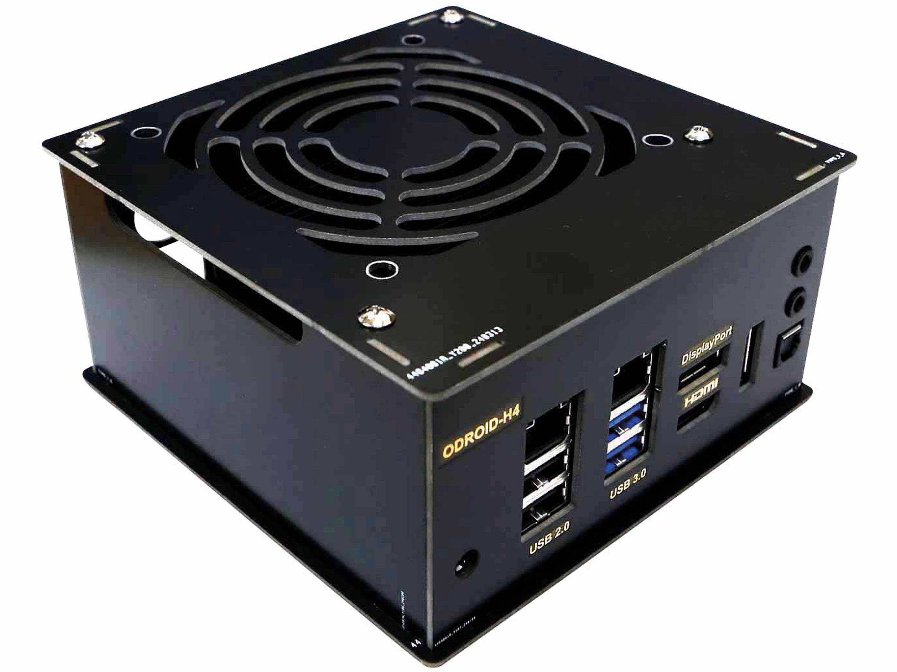 ODROID H4-CASE 1 SBC-Gehäuse Schwarz