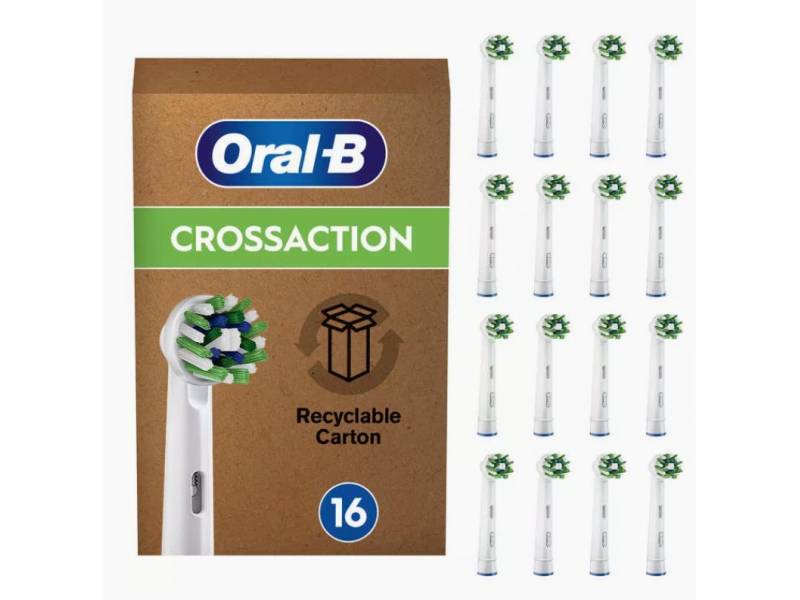 ORAL-B - Aufsteckbürsten CrossAction - 16er